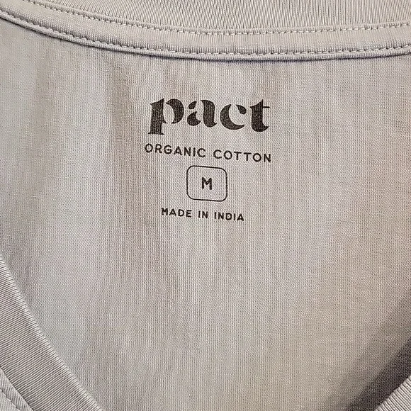 LIKE NEW Pact 100% Organic Cotton Softspun Tank Dress - Blue Gray - MEDIUM - Picture 2 of 4